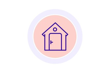 Kümes kapısı, vektör, piksel mükemmel, illüstratör dosyası