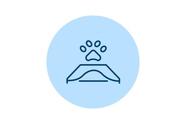 Hayvan barınağı çatısı, vektör, piksel mükemmel, illüstratör dosyası