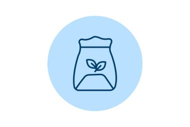 Sığır Besleme Torbası, vektör, piksel mükemmel, illüstratör dosyası