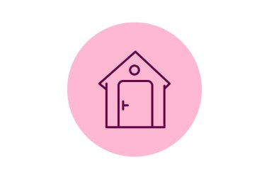 Kümes kapısı, vektör, piksel mükemmel, illüstratör dosyası