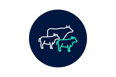 Sığır Yürüyüşü Yolu, vektör, piksel mükemmel, illüstratör dosyası