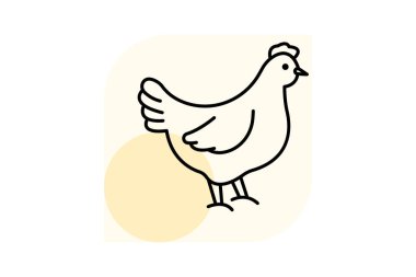 Kümes hayvanları, vektör, piksel mükemmel, illüstratör dosyası