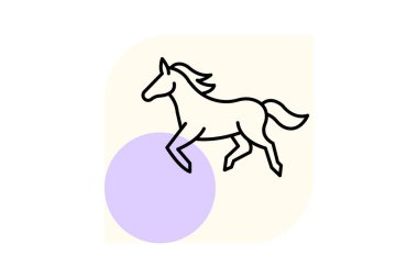 At Dörtnala, vektör, piksel mükemmel, illüstratör dosyası