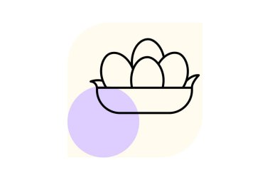 Hasır Yumurtalar, vektör, piksel mükemmel, illüstratör dosyası