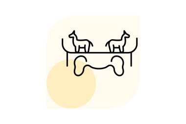 Hayvan Yetiştirme Kalemi, vektör, piksel mükemmel, illüstratör dosyası