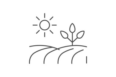 Hasat Alanı, vektör, piksel mükemmel, illüstratör dosyası