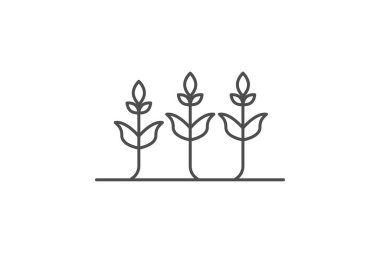 Ekinler, vektör, piksel mükemmel, illüstratör dosyası