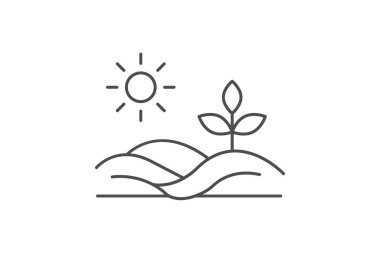 Döllenmiş Toprak, vektör, piksel mükemmel, illüstratör dosyası