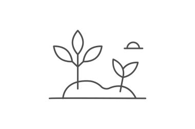 Bahçe Alanı, vektör, piksel mükemmel, illüstratör dosyası