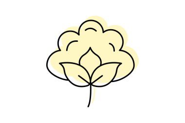 Pamuk Alanı, vektör, piksel mükemmel, illüstratör dosyası