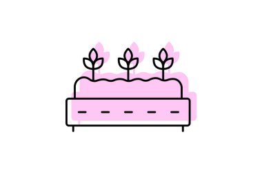 Yükseltilmiş yataklar, vektör, piksel mükemmel, illüstratör dosyası