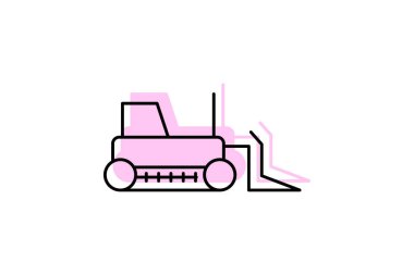 Traktör İzleri, vektör, piksel mükemmel, illüstratör dosyası