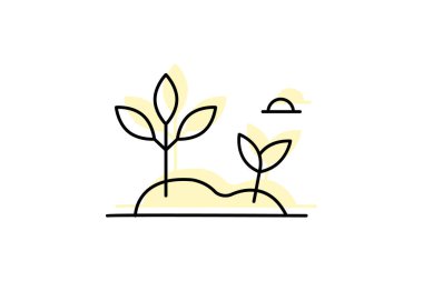 Bahçe Alanı, vektör, piksel mükemmel, illüstratör dosyası