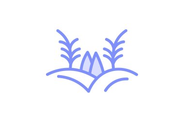 Rice Alanı, vektör, piksel mükemmel, illüstratör dosyası