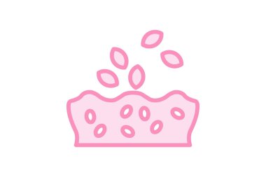 Tohumlu toprak, vektör, piksel mükemmel, illüstratör dosyası