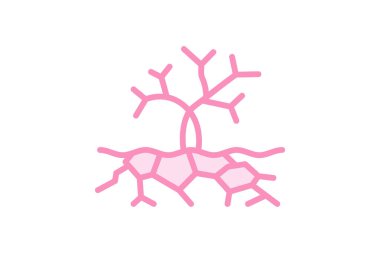 Kuru toprak alanı, vektör, piksel mükemmel, illüstratör dosyası