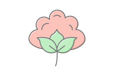 Pamuk Alanı, vektör, piksel mükemmel, illüstratör dosyası