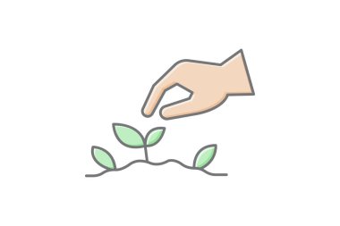 El ekimi tohumları, vektör, piksel mükemmel, illüstratör dosyası