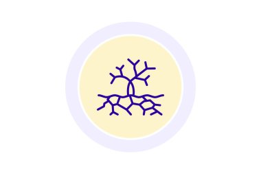 Kuru toprak alanı, vektör, piksel mükemmel, illüstratör dosyası