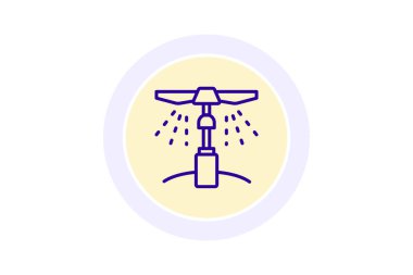 Çiftlik fıskiyesi, vektör, piksel mükemmel, illüstratör dosyası