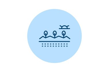 Mevsimlik Tarım Çizimi, vektör, piksel mükemmel, illüstratör dosyası