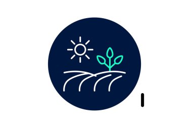 Hasat Alanı, vektör, piksel mükemmel, illüstratör dosyası