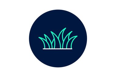 Çimen alanı, vektör, piksel mükemmel, illüstratör dosyası