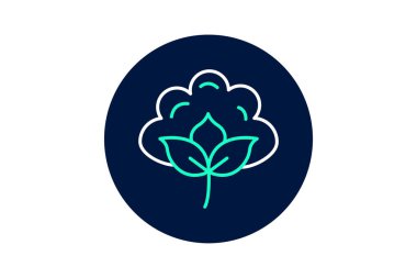 Pamuk Alanı, vektör, piksel mükemmel, illüstratör dosyası