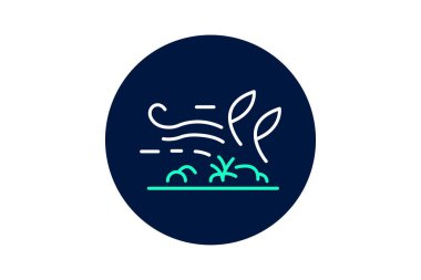 Windy Grassland, vektör, piksel mükemmel, illüstratör dosyası