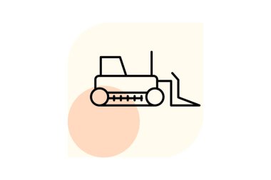 Traktör İzleri, vektör, piksel mükemmel, illüstratör dosyası