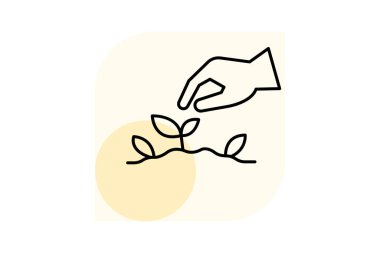 El ekimi tohumları, vektör, piksel mükemmel, illüstratör dosyası