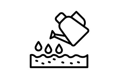 Sulanmış toprak, vektör, piksel mükemmel, illüstratör dosyası