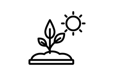 Güneş Işığı Çiftliği, vektör, piksel mükemmel, illüstratör dosyası