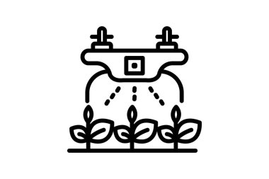 Hassas tarım, vektör, piksel mükemmel, illüstratör dosyası