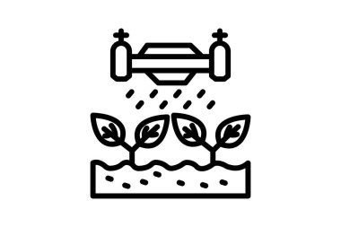 Çiftliğin üstündeki dron, vektör, piksel mükemmel, illüstratör dosyası