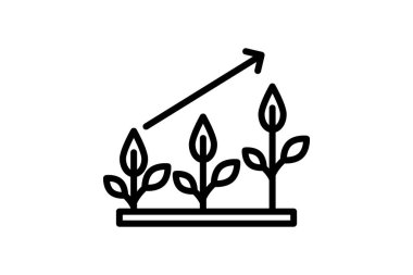 Biyolojik büyüme, vektör, piksel mükemmel, illüstratör dosyası