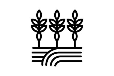 Ekinler, vektör, piksel içinde yol mükemmel, illüstratör dosyası