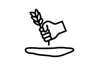 El Çekme Kökleri, vektör, piksel mükemmel, illüstratör dosyası