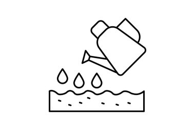 Sulanmış toprak, vektör, piksel mükemmel, illüstratör dosyası