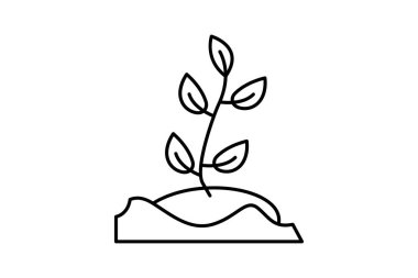 Filizlenen Yaşam, vektör, piksel mükemmel, illüstratör dosyası