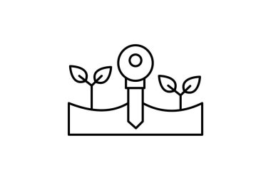 Toprak Tarama Sistemi, vektör, piksel mükemmel, illüstratör dosyası