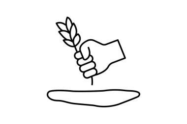 El Çekme Kökleri, vektör, piksel mükemmel, illüstratör dosyası