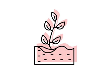 Bereketli Toprak Hatları, vektör, piksel mükemmel, illüstratör dosyası