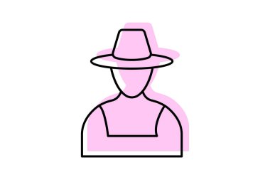 Hay In Sunset, vektör, piksel mükemmel, illüstratör dosyası