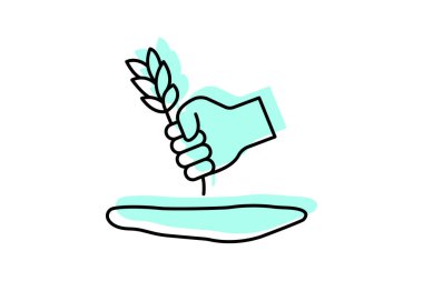 El Çekme Kökleri, vektör, piksel mükemmel, illüstratör dosyası