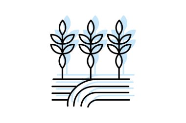 Ekinler, vektör, piksel içinde yol mükemmel, illüstratör dosyası