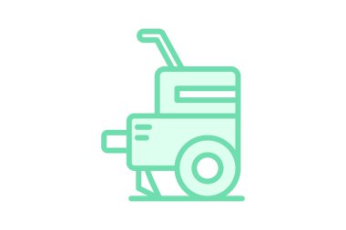 Cultivator Machine, vektör, piksel mükemmel, illüstratör dosyası