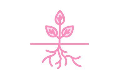 Köklü büyüme, vektör, piksel mükemmel, illüstratör dosyası