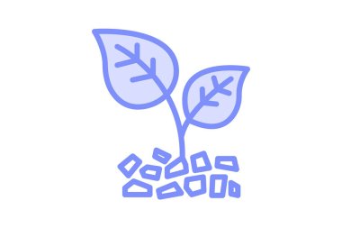 Mulched Zemin, vektör, piksel mükemmel, illüstratör dosyası