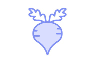 Şeker Pancarı Yaprağı, vektör, piksel mükemmel, illüstratör dosyası